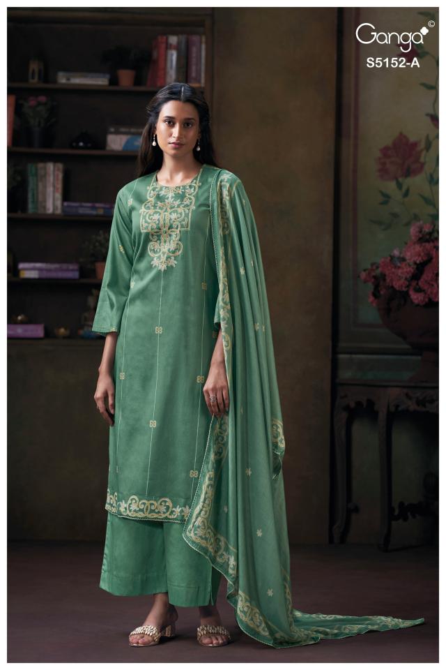 Ganga tabinda 5152 wholesale dress material market in jaipur